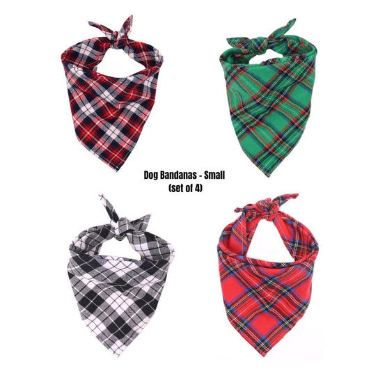 Dog Bandanas 4 Set - Barksy